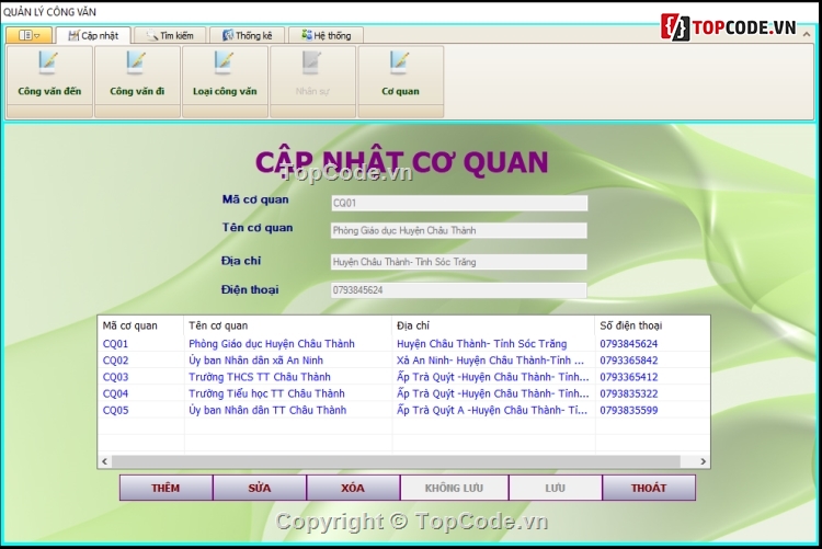 phần mềm quản lý công văn,code phần mềm quản lí,code Visual basic.net,code visual basic